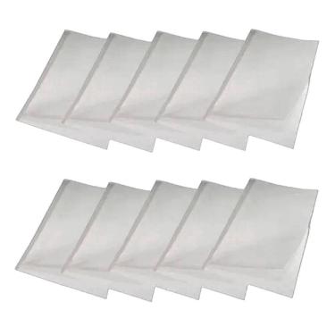 Imagem de Kit 10 Capas Encadernação Térmica Até 200 Folhas A4 Branca