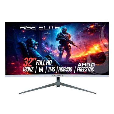 Imagem de Monitor Gamer Curvo Rise Mode Prime 32", Full HD, 180Hz, 1ms, VA, Free