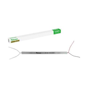 Imagem de Fonte Ultra Slim Driver P/ Perfil Fita Led 12v 10a 120w - GREEN, 1 uni