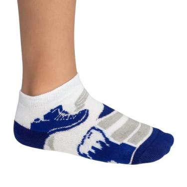 Imagem de Meia Infantil Estampada Menino Apollo, 27 a 30, Azul