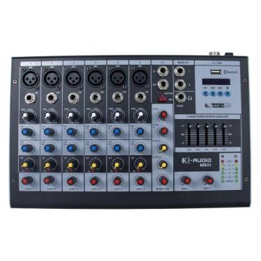 Imagem de Mesa de Som Analógica 8 Canais MS 80 - K-AUDIO - Kadosh