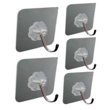 Imagem de Kit 5 Ganchos Adesivos de Parede Multiuso Extra Forte - Vittak
