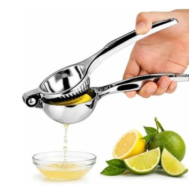 Imagem de Espremedor Manual Limão Alumínio Reforçado Drinks Sucos - Aurora RP Mi