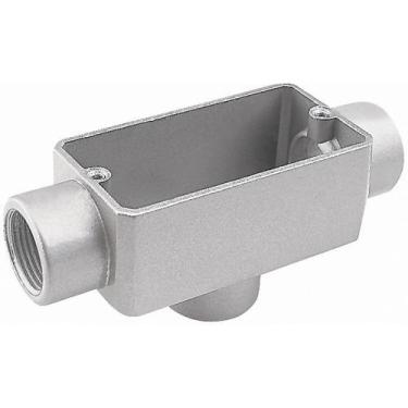 Imagem de Condulete fixo 3/4" tipo "TB" - sem tampa / sem rosca / sem pintura - 