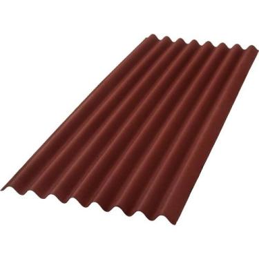 Imagem de Telha Ecológica Clássica Fit Vermelha 200x75 Cm Onduline