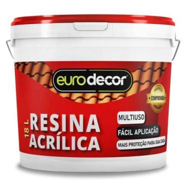 Imagem de Resina Acrílica 02.01.01.0047 Brilhante Transparente Seladora Eurodeco