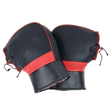 Imagem de Kesoto Luvas de guidão de 22 mm, luvas de guidão para motocicleta à prova de vento, à prova d'água