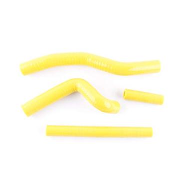 Imagem de XERAD Kit de mangueira de refrigeração de radiador de silicone com desempenho de 3 camadas para SUZUKI RM125 RM 125 01-08 (Amarelo)