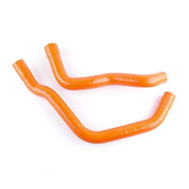 Imagem de LUXERAD Tubo de refrigeração de 3 camadas 4,5 mm de desempenho de silicone para Buick Regal 1981-1987 82 83 84 85 (laranja)