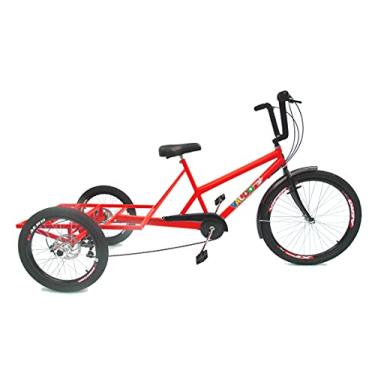 Imagem de Triciclo de Carga Traseira - 7 Marchas - 6 Opções de Cores (Vermelho)