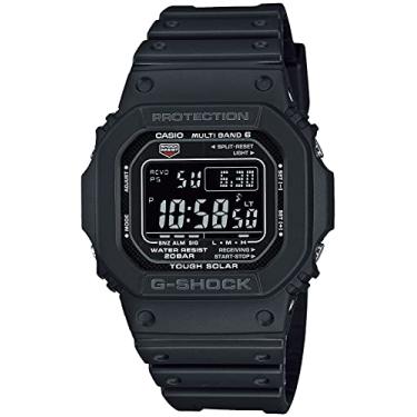 Imagem de CASIO G-Shock GW-M5610U-1BJF - Relógio Esportivo Masculino Resistente à Água de 20 ATM com Rádio Solar e 5 Mundos Horários