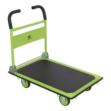 Imagem de Carrinho De Carga Plataforma Dobravel 300kg Aço Roda Maciça