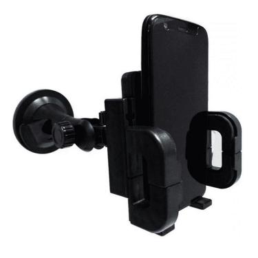 Imagem de Suporte Carro Caminhão Ônibus Smartphone GPS Ventosa LE-017