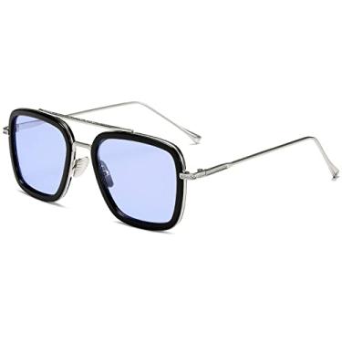 Imagem de Men Sunglasses Man Sun Glasses Vintage Metal Eyewear Steam Punk Sunglass UV400 Male,12,China