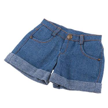 Imagem de SM SunniMix 1/3 Smart Doll Pants Denim Cuffed Shorts for Night Lolita, for LUTS MSD DOD Summer Dress Up - Easy to Wear