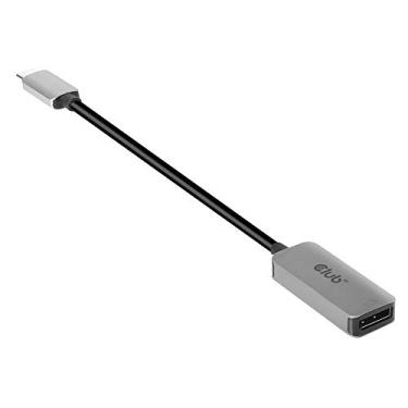 Imagem de Clube 3D USB C para DisplayPort 1.4 Adaptador (Resoluções de suporte até 8k a 60Hz e 4K 120-144Hz com DSC 1.2) HBR 3-HDR CAC-1567