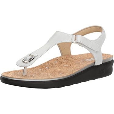 Imagem de SAS Sandálias Rasteiras Femininas, Pérola branca, 8.5