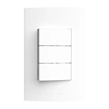 Imagem de Inova Pró 3 Seções De Interruptor Simples Com Placa - Alumbra