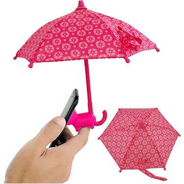 Imagem de Guarda-chuva de telefone para sol - Mini guarda-chuva para telefone com suporte de ventosa ajustável universal, guarda-chuva de telefone celular ao ar livre, guarda-sol anti-reflexo (Estilo 5)