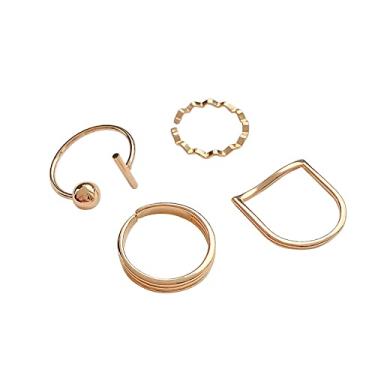 Imagem de MAXBROTHERS anel de dedo indicador feminino ins nicho moderno anel de cauda mindinho high-end, personalidade elegante temperamento anel de dedo indicador abertura conjunto ajustável anel (4)