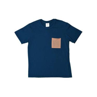 Imagem de Camiseta T-Shirt Com Bolso Menino Bebê - Algodão - Zoé Minishop