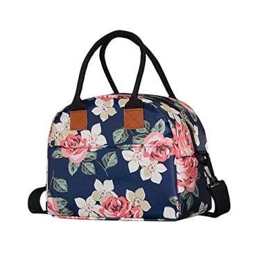 Imagem de Tingpai Bolsa de almoço pa mulheres homens adulto ca a de almoço isolada com alça de ombro ajustável à prova de vazamento e reutilizável bolsa de almoço pa caminhadas no escritório piquenique escola