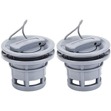 Imagem de Substituição de válvula de canoa, substituição de válvula de ar, válvula de ar de barco de caiaque, substituição de válvula de gás de ar, válvula de caiaque, válvula de ar de barco de PVC à prova de vazamento para canoa inflável de caiaque de barco