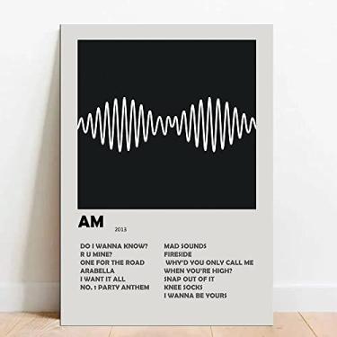 Imagem de Quadro Placa Decorativa Arctic Monkeys AM em MDF