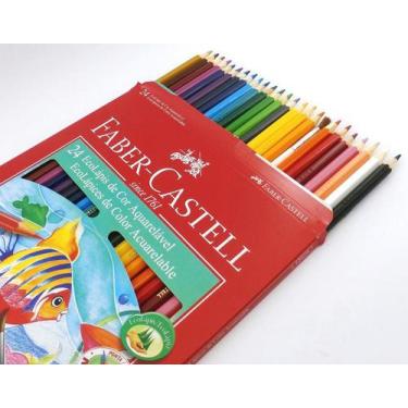 Lapis de Cor Faber Castell Lata 24 Cores - 121024LT