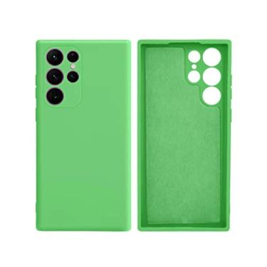 Imagem de Capinha Flexível Colorida Slim Compatível com Samsung Galaxy S22 ULTRA - 3 Camadas de Proteção - PREMIUM DUPIN (Verde)