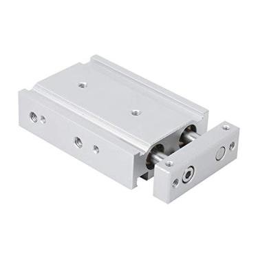 Imagem de Rolamento de deslizamento pneumático amortecido, cilindro de ar dois cilindros de alta precisão para aplicação industrial(CXSM10-30)