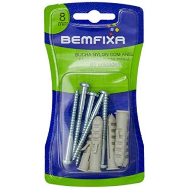 Imagem de parafuso Fenda Phillips Cabeça Panela com Bucha Anel 08 Mm - Cartela, Bemfixa 3144