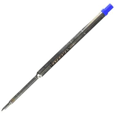 Imagem de Refil esferográfica Waterman para canetas esferográficas, ponta fina, tinta preta (734254), Azul, Fine