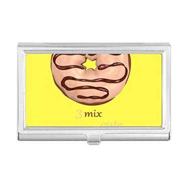 Imagem de Porta-cartões de visita com pasta de chocolate, sobremesa, doces, porta-cartões