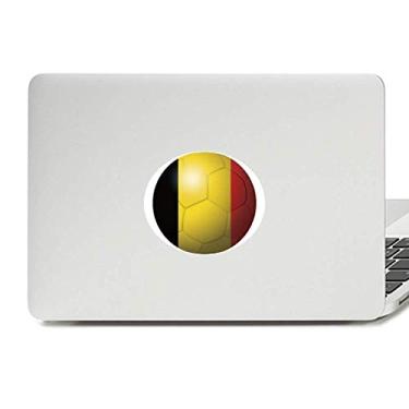 Imagem de Adesivo de notebook com emblema da bandeira nacional da Bélgica da Copa do Mundo de Futebol