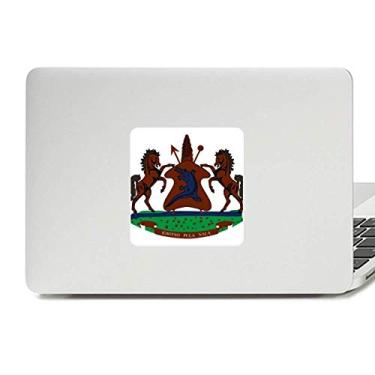 Imagem de Adesivo de vinil com emblema nacional da África Lesoto, paster, laptop, decoração de PC