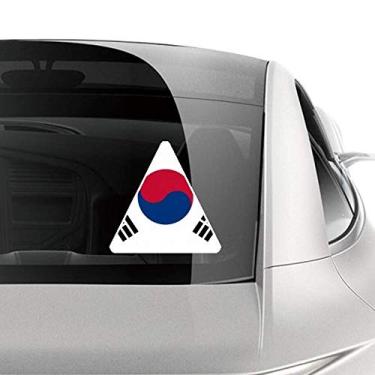 Imagem de DIYthinker Adesivo de carro com bandeira nacional da Coreia do Sul da Ásia, decalque de bagagem de bicicleta