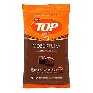 Imagem de Cobertura Gotas Chocolate Meio Amargo Top 2,100Kg - Harald