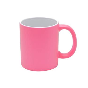 Imagem de CANECA DE PORCELANA LUMINUS ROSA 350ml