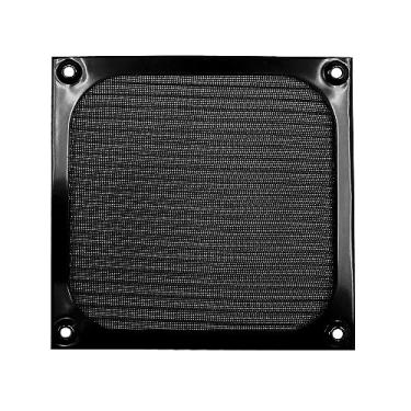 Imagem de Grade de filtro de ventilador de alumínio de 120 mm OKGEAR preta