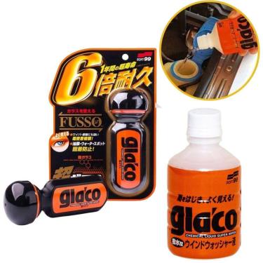 Imagem de Cristalizador de Vidros Soft 99 Ultra Glaco Fusso + Aditivo Glaco Washer