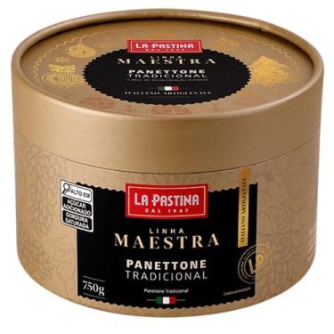 Imagem de Panettone Italiano Tradicional La Pastina 750G