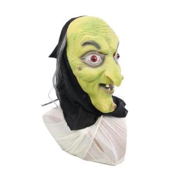 Imagem de Mascara Bruxa Verde Halloween - Cromus