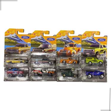 Imagem de Hot Wheels Ford Kit c/ 8 carrinhos Mattel