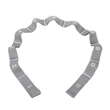 Imagem de Dynwave Faixa de Resistência de Elástico de Alongamento para Ioga, Gray_11 Loops