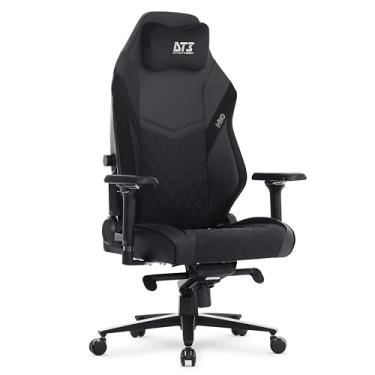 Imagem de Cadeira Gamer DT3 N10, almofada magnética, apoio lombar integrado em 4D, estrutura reforçada em aço, braços 4D+, suporta até 150kg e altura máx. de 1,90m (Black) (N10 - Tam. XL | Revestida em PU)