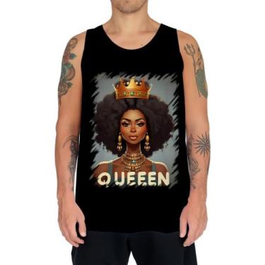 Imagem de Camiseta Regata Rainha Africana Queen Afric 7 - Kasubeck Store