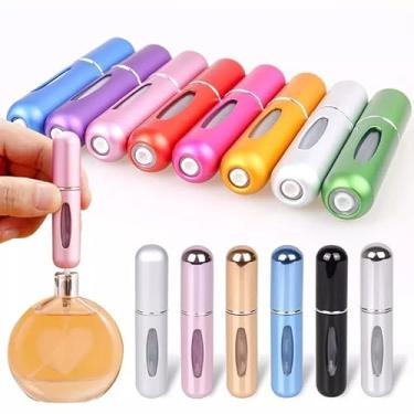 Imagem de Generic Kit 10 Mini Frasco Porta Perfume Recarregável Spray Bolsa Viagem Portátil 5ml Vaporizador Atomizador Mini Refil Borrifador