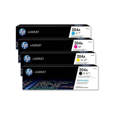 Imagem de Kit 4x Cores Toner HP 204A M180NW M-180NW B+C+Y+M Original