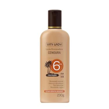 Imagem de Loção Bronzeadora Cenoura e Urucum Vini Lady FPS 6 230g